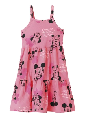 Malwee Kids - Vestido Acinturado Minnie Mouse® Rosa - MALWEE KIDS
