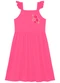 Duduka - Vestido Regata Strass Borboleta e Saia Rosa - variação: Rosa