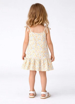 Select - Vestido Alça com Laço nas Pontas Amarelo - SELECT