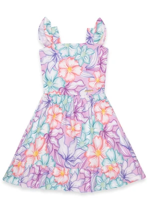 Outlet - Vestido Alças Roxo - OUTLET