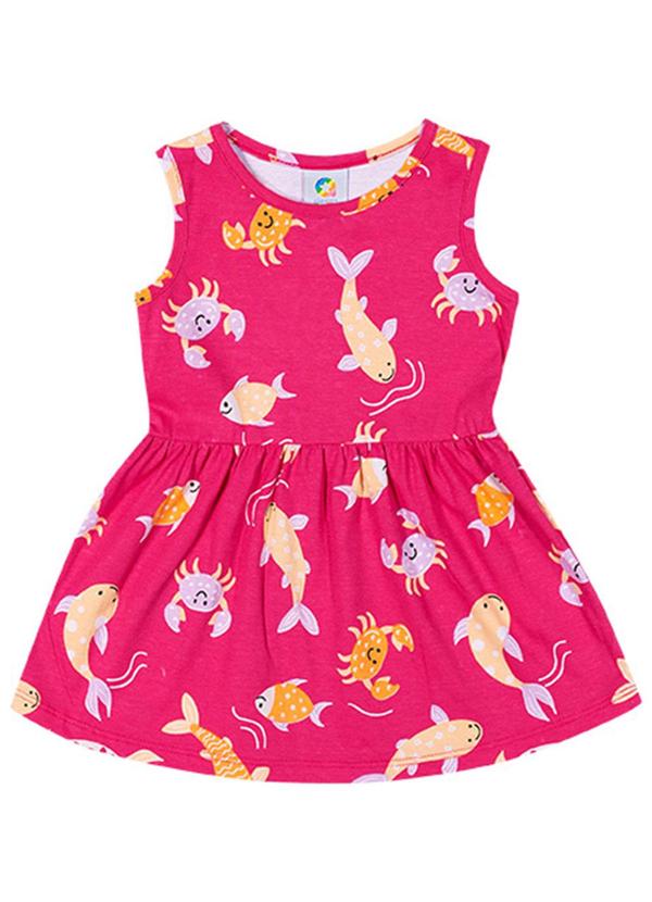 Alenice - Vestido Alegria do Verão Menina Rosa 1