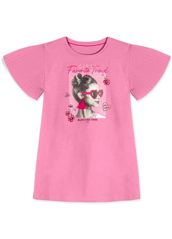 Marisol - Vestido Alfaiataria Menina Rosa