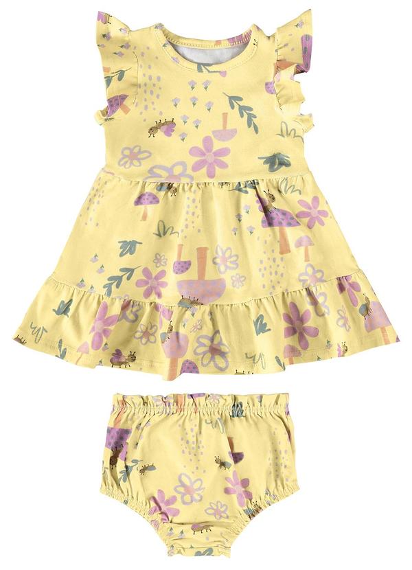 Malwee Kids - Vestido Amarelo Floral Marias 2