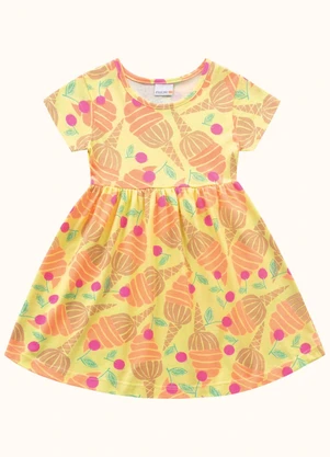 Fakini Kids - Vestido Amarelo - FAKINI KIDS