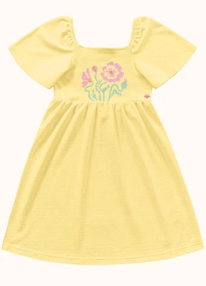 Fakini Kids - Vestido Amarelo - FAKINI KIDS