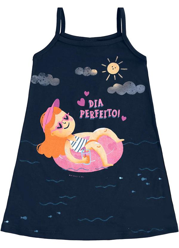 Malwee Kids - Vestido Amplo Dia Perfeito Azul Marinho 3