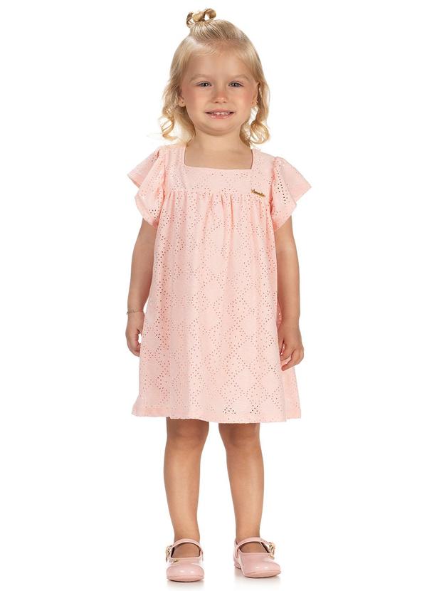 Amada - Vestido Amplo em Malha Laise Rosa