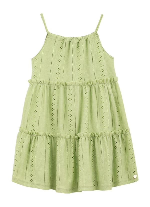 Amada - Vestido Amplo em Malha Laise Verde