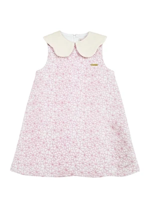 Carinhoso - Vestido Amplo Floral Rosa Claro - CARINHOSO