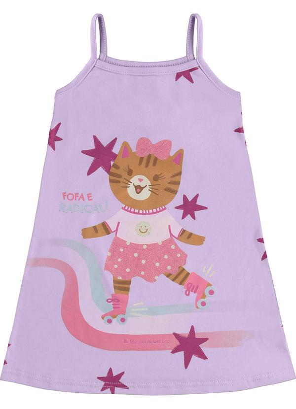 Malwee Kids - Vestido Amplo Fofa & Radical Lavanda