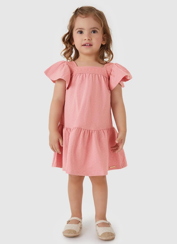 Carinhoso - Vestido Amplo Rosê