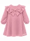 Carinhoso - Vestido Amplo Texturizado Bordô - variação: Rosa