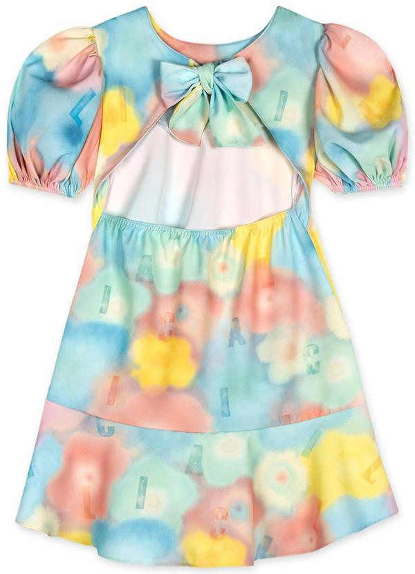 Lilica Ripilica - Vestido Aquarela Menina Azul 2