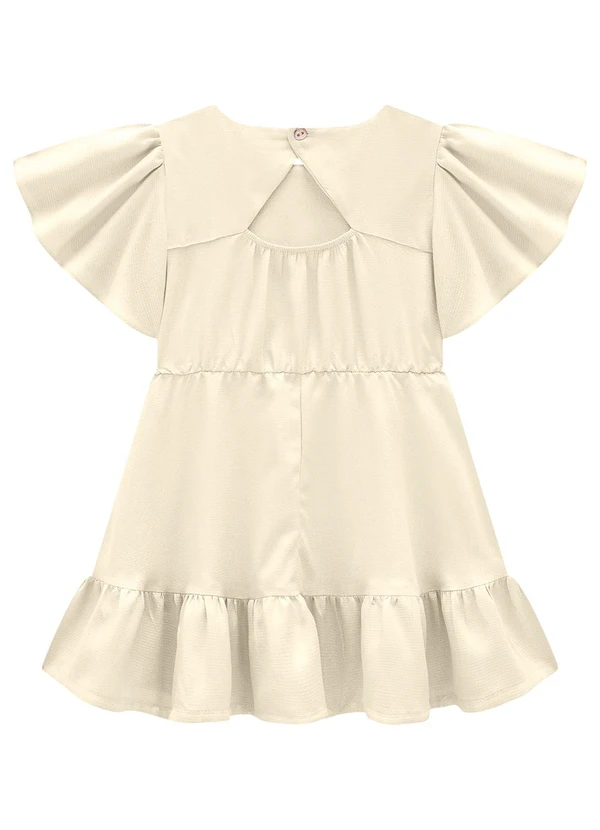 Carinhoso - Vestido Areia Marias em Lurex 2