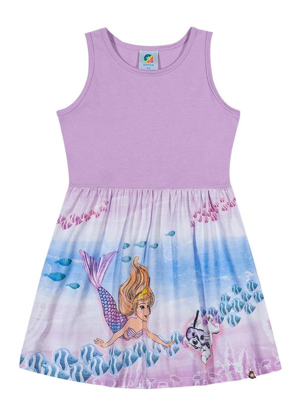 Alenice - Vestido Aventuras de Uma Sereia Roxo