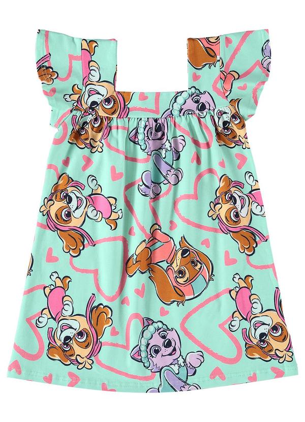 Malwee Kids - Vestido Azul Claro Evasê Patrulha Canina® 3