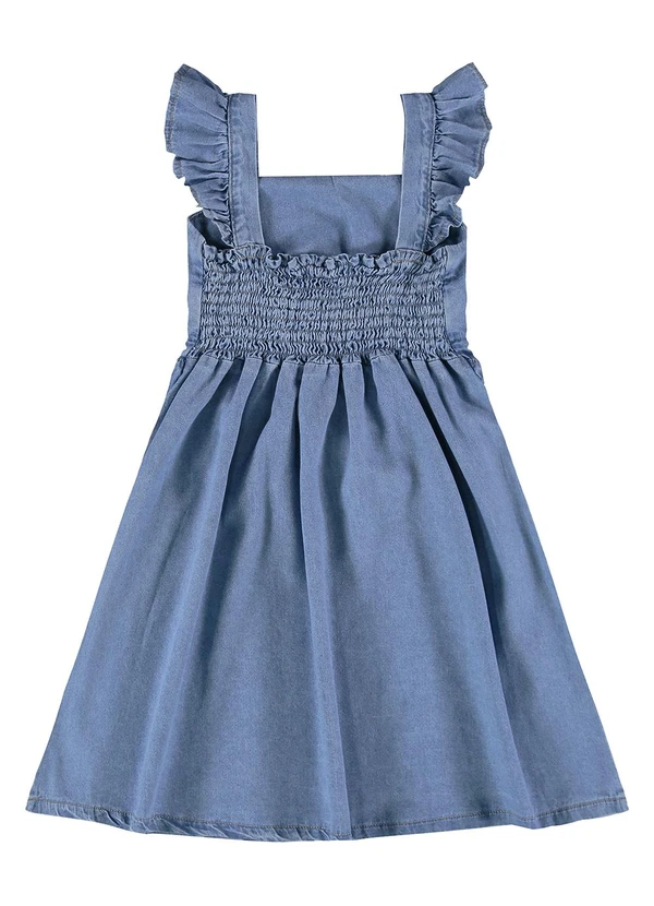 Malwee Kids - Vestido Azul Curto Jeans 3
