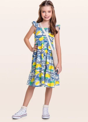 Fakini Kids - Vestido Azul - FAKINI KIDS
