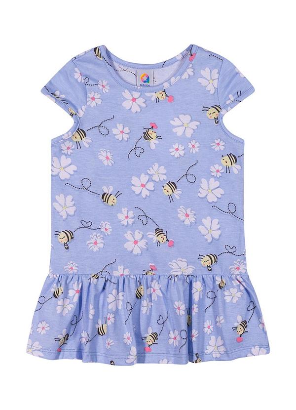 Alenice - Vestido Babado Menina Azul 2