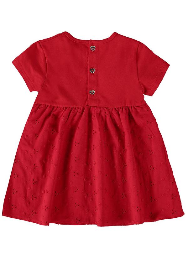 Malwee Kids - Vestido Babado Menina Vermelho 2