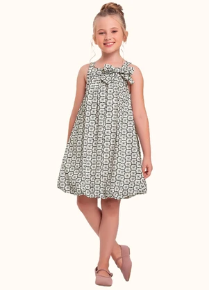 Fakini Kids - Vestido Balone Preto - FAKINI KIDS