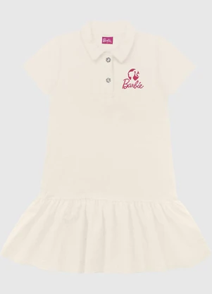 Fakini Kids - Vestido Barbie Bege - FAKINI KIDS