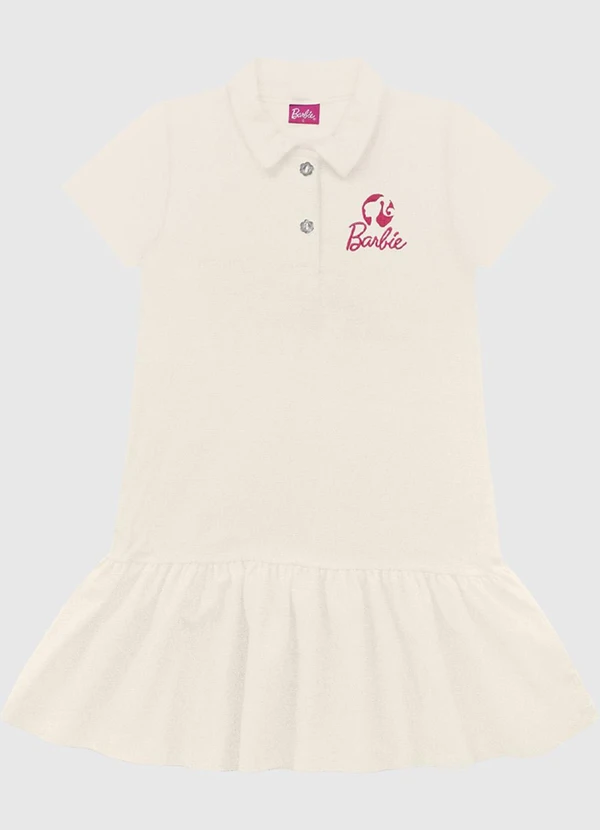 Fakini Kids - Vestido Barbie Bege 1