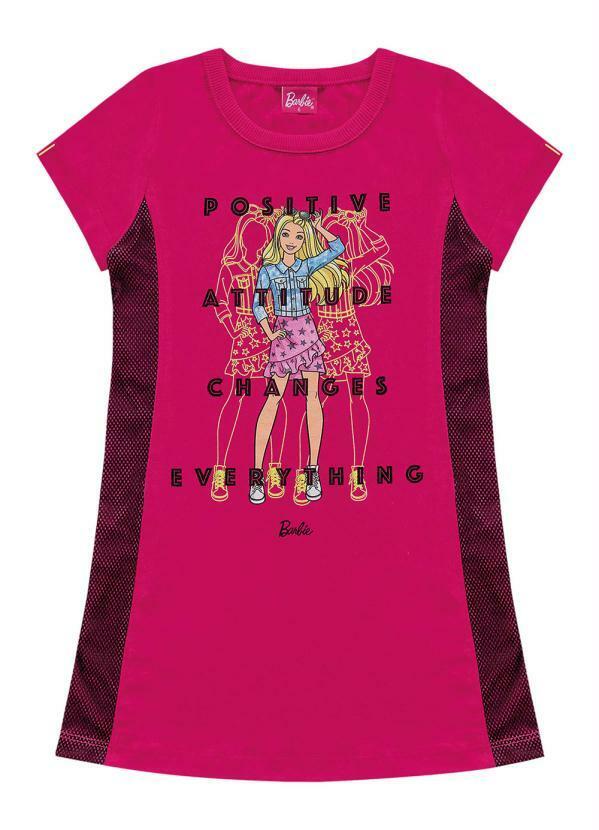 Barbie - Vestido Barbie Pink Azaleia Rosa 3