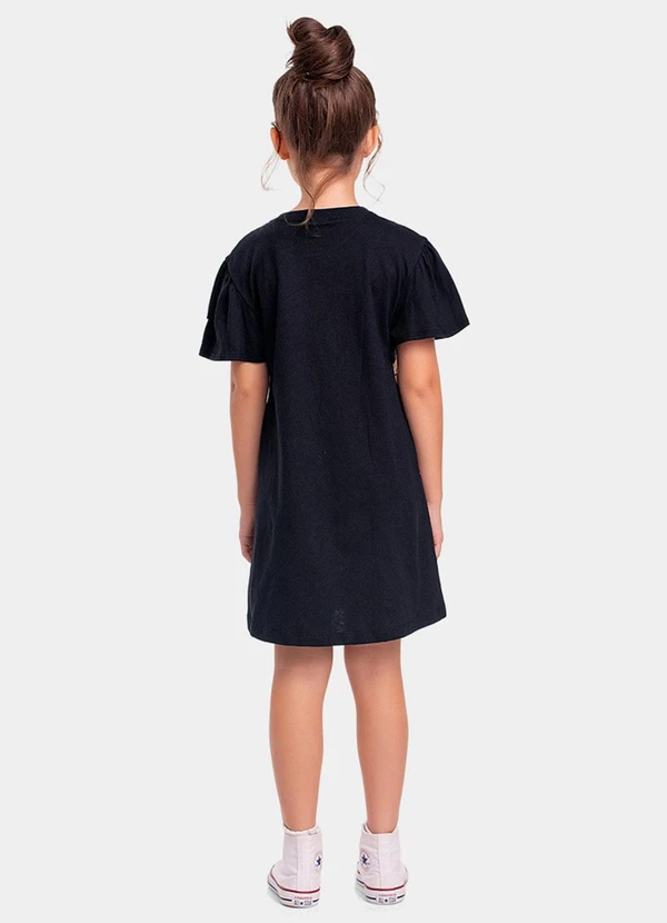Fakini Kids - Vestido Barbie Preto 2