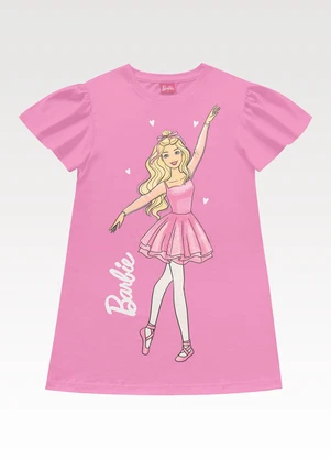 Fakini Kids - Vestido Barbie Rosa - FAKINI KIDS