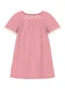 Alakazoo - Vestido Bebê com Bordado Texturizada Rosa - variação: Rosa