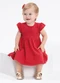 Alakazoo - Vestido Bebê com Strass Vermelho - variação: Vermelho