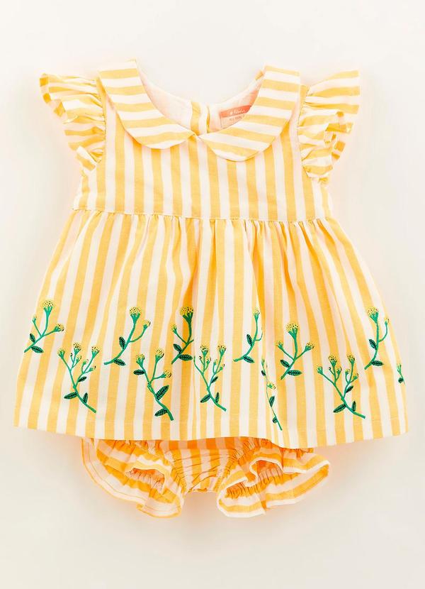 Fábula - Vestido Bebe Festejo Bordado Sorte 1