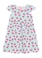 Duduka - Vestido Bebê Estampa com Fita na Cintura  Bege - variação: Rosa