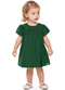Colorittá - Vestido Bebê Menina Balonê Laço Vermelho - variação: Verde
