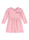 Alakazoo - Vestido Bebê Menina de Mangas Longas Azul - variação: Rosa