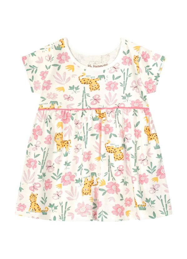 Brandili Baby - Vestido Bebê Menina Estampado Baby Natural 2