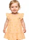 Colorittá - Vestido Bebê Menina Floral Canelado Azul - variação: Amarelo