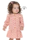 Colorittá - Vestido Bebê Menina Floral com Botões Azul - variação: Rosa