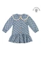 Colorittá - Vestido Bebê Menina Floral com Botões Azul - variação: Azul