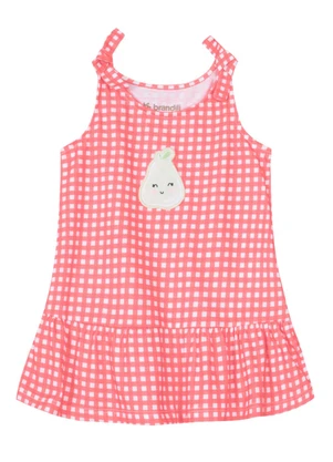Brandili Baby - Vestido Bebê Menina Regata  Baby Rosa - BRANDILI BABY