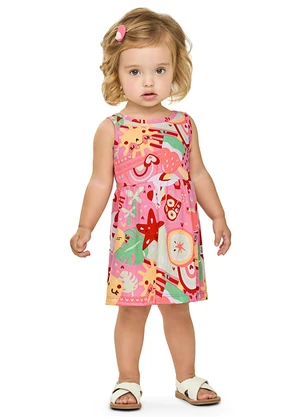 Elian - Vestido Bebê Menina Summer Rosa - ELIAN