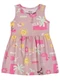 Elian - Vestido Bebê Menina Tropical Cotton Amarelo - variação: Rosa