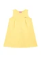 Duduka - Vestido Bebê Estampa com Fita na Cintura  Bege - variação: Amarelo
