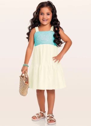 Fakini Kids - Vestido Bege - FAKINI KIDS
