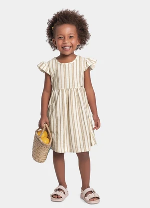 Fakini Kids - Vestido Bege - FAKINI KIDS