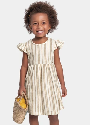 Fakini Kids - Vestido Bege - FAKINI KIDS