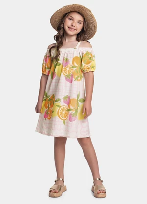Fakini Kids - Vestido Bege - FAKINI KIDS