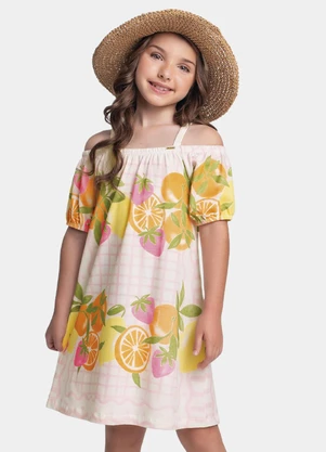 Fakini Kids - Vestido Bege - FAKINI KIDS