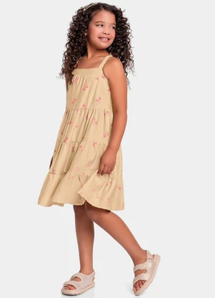Fakini Kids - Vestido Bege - FAKINI KIDS